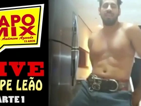 Gogoboy felipe leão, ousadia total em live  do papomix - parte 1 - whatsapp papomix (11) 94779-1519