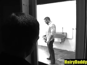 Jacking off with 2 horny cops- hairy sex.com