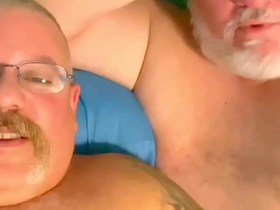 Secret sex between straight old fat men