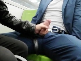 Cruising en el metro con chico vergon