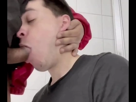 Sucking the security guard