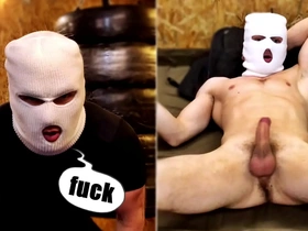 Real criminal fucks you in the mouth! verbally dominates and humiliates gays! dirty russian talk!