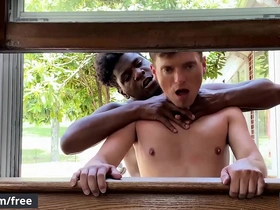 (bruno cartella) gets on all fours takes (ty shines) bbc before ty cums all over his face - men