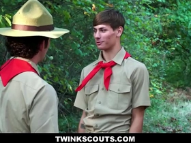 Athletic body twink boy scout fucked by scout leader - cyrus stark, greg mckeon