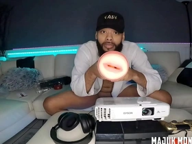 Testing my iron man masturbator cup from treediride toys