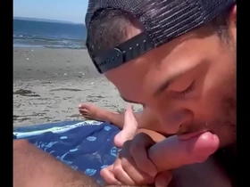 Blow me down on the beach