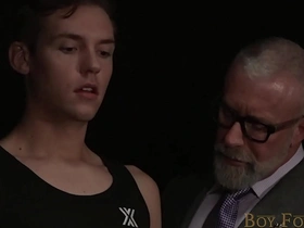 Boyforsale - dominant daddy turns grandson into whimpering slave