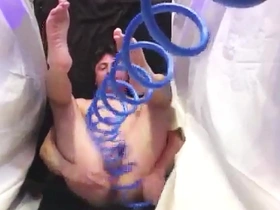 Feet and ass up in the air