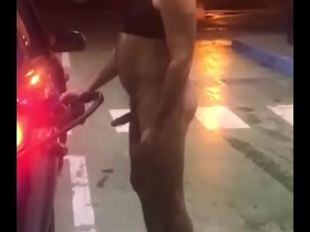 Rakeem goes naked to gas station