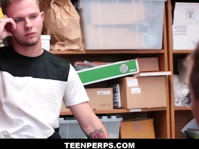 Blonde teen boy shoplifter fucked by hot officer - pierce hartman, timothy drake