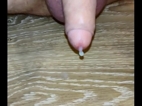 Handsfree cum on dildo