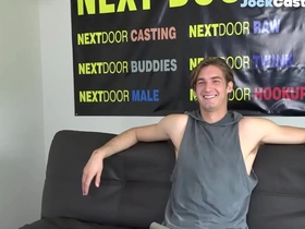 Hung casting straighty enjoys beating his meat