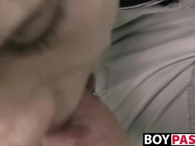 Passionate couple nathan and ashton have wild couch sex