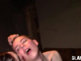 Dp'd that hunter pig until his asshole was leaking cum everywhere