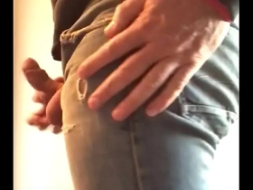 Cock and jeans