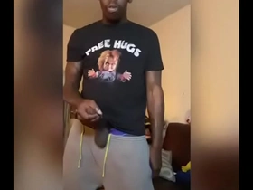 Just showing big dick follow me on ig fr3shandhandsome