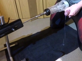 Fleshlight fucking machine