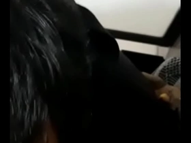 Mamada a descocido en baño público