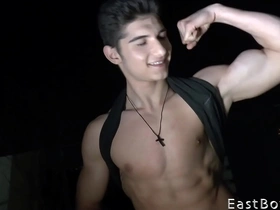 Jared in prague - part one night muscles