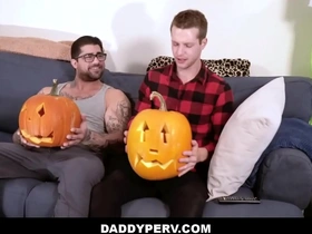 Twink stepson fucked by on halloween night - benjamin blue, ryan bones