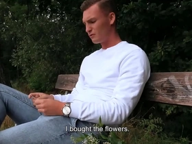 A comfortable fuck spot in the forest for a straight dude to try anal sex - czech hunter 547