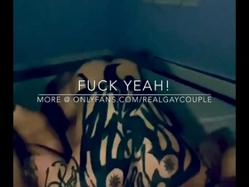 Real gay couple pounding verbal