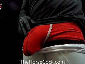 Big white cock male stripper cock stroking huge dick pov for cumshot close up