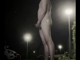 Jasper from almere cums on the street