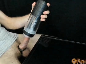 Masturbator creampie male sex toy