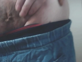 Crossdressing teen spreads his asshole for you & farts!