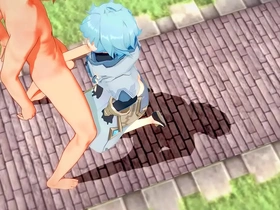 Genshin impact yaoi - tartaglia x chongyun hardsex - sissy crossdress japanese asian manga anime game porn gay