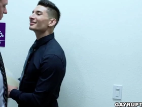 Co-workers jj knight and jim fitt are both eyeing the promotion in the office but jim accuses jj of sexual misconduct in the bathroom office.