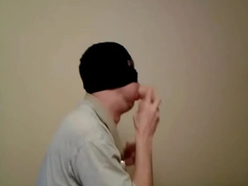 Big dildo throat fucking