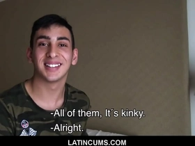 Latincums.com - 18 year old latin boy sex for cash from producer pov