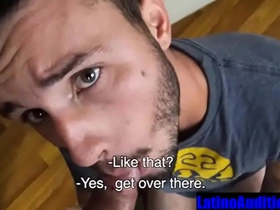 Straight rugged latino hottie fucked for the first time- latinoauditions.com