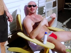 Trailertrashboys inked hunk isaac x raw breeds greg riley