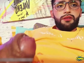 Jerking my big uncut cock until i cum. would you like me to cum in your ass next? ?