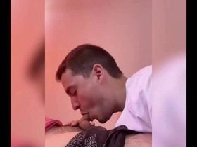 Sucking a geek guy
