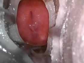 Fucking my fleshlight with in your face cumshot