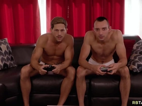 Stepdad jerks off to stepsons and gets caught - trent summers