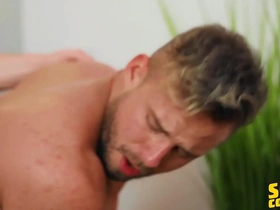 (robbie) treats josh to a facial after a hard fuck - sean cody