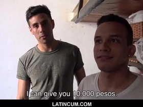 Amateur latino maintenance boys fuck for cash while on job site