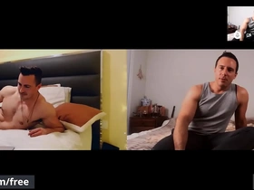 (joey steel) blows his load in a close-up that's what (reese rideout) needs to cum too - men