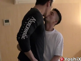 Dominated japanese yoshi kawasaki anal creampied in 3way