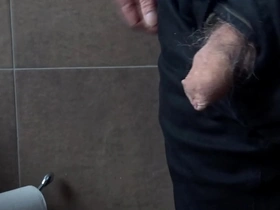 Old man peeing  1
