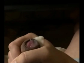 Straight dad jerks off to gay porn