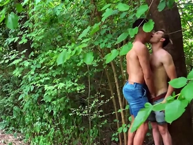 (jun) stumble upon a horny (leonel) in the woods fucks him instead - reality dudes